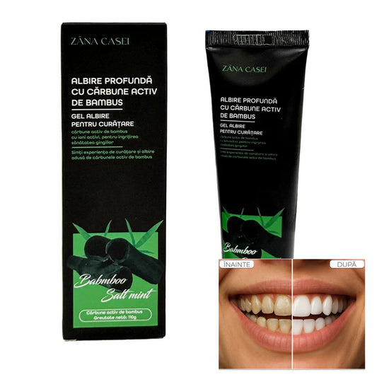 Charcoal Whitening Toothpaste — Zâna Casei®